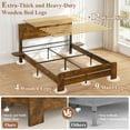 thumbnail image 6 of Twin Size Daybed Wood Bed with Two Drawers, Gray, 6 of 9