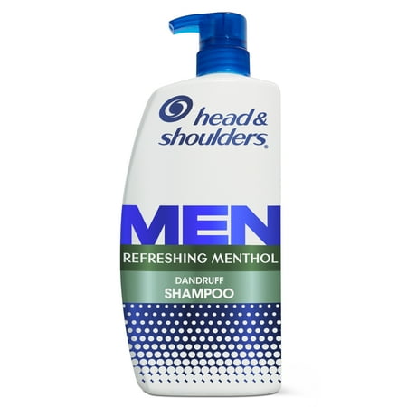 Head and Shoulders Mens Dandruff Shampoo, Refreshing Menthol, 28.2 oz