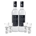 thumbnail image 1 of Pack de 2 Hacienda de Tepa Cristalino 750 Ml + 4 tequileros, 1 of 1