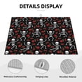 thumbnail image 4 of Kdxio Skeleton with Roses for Dish Drying Mat,24*18 inch Absorbent Dish Drainer Kitchen Counter,Large Size Dish Drying Pad for Countertops,Draining Racks, 4 of 9