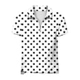 thumbnail image 5 of Puntoco Womens Golf Polo Shirts Summer Short Sleeve 1/4 Zip Tops Moisture Wicking Casual Tennis Activewear White XL(XL), 5 of 5