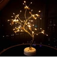 thumbnail image 3 of Lampara De Mesa De Noche VIMI Diseño De Bonsái Con Hojas Luz Amarillo, 3 of 6