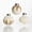 Beige, variant on ShaoXinWan 9 Pcs Assorted Red Flocked Christmas Baubles, Gold Accent Shatterproof Tree Hanging Ornaments, Multi Style Holiday Decor for Wreath, Window and Wedding Party