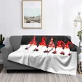 thumbnail image 3 of Decoración del hogar, manta de felpa para sofá, colcha, cama, mantas suaves y esponjosas, decoración a cuadros, moderna morandi, invierno, Feliz Navidad, 3 of 5