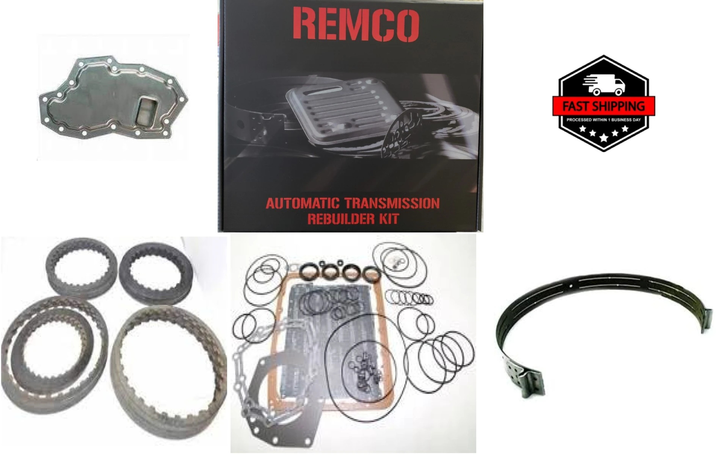A340E/A340F Transmission Rebuild Kit (1989-1999) - Complete Overhaul Kit With Clutches, Seals, Gaskets & Filter - View #3