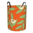 thumbnail image 2 of XMXT Collapsible Laundry Basket, Elegant Floral Leaves Polyester Waterproof Laundry Hamper, 40L, 2 of 8