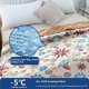 thumbnail image 3 of Manta térmica de algodón, ideal para el dormitorio, ideal para viajes de verano, con disipación de calor, lavable a máquina., 3 of 8