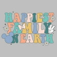 thumbnail image 2 of Junior's Mickey & Friends Happiest Family On Earth Graphic T-Shirt, 2 of 4