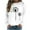 White, variant on successthop Oversized Sweatshirt for Women Floral Crewneck Long Sleeve Sweater Trendy Pullover Streetwear Print Tops S