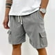 thumbnail image 1 of WILLBEST Pantalones Cortos Cargo para Hombre, Informales, Cómodos, Ligeros y Transpirables, con Cordón para Deportes Al Aire Libre y Relajación., 1 of 7