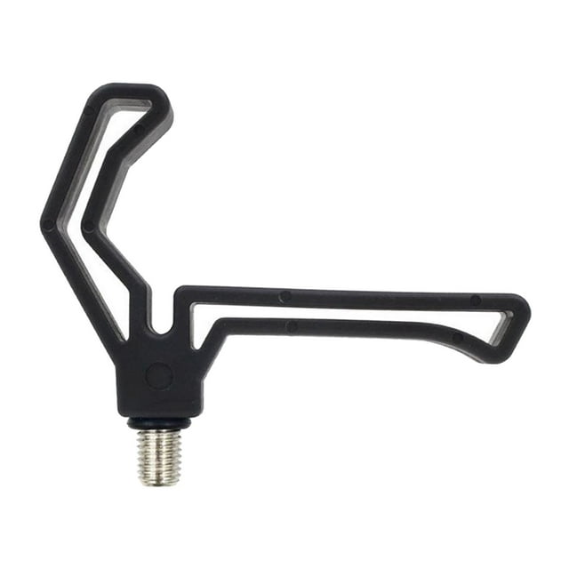 2x soporte duradero para caña de pescar de carpa, soporte para caña de pescar de carpa Negro kusrkot Cabeza de reposo de la caña de pescar
