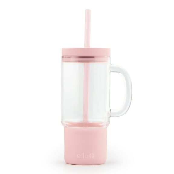 Ello Nova 18oz Tasse en verre avec paille