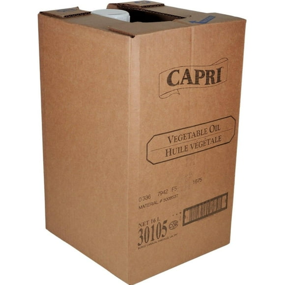 Capri Vegetable Oil Box, 16 Liter