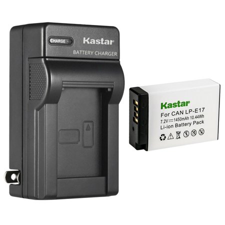 Kastar 1-Pack Battery and AC Wall Charger Replacement for Canon LP-E17 LPE17  9967B02 Battery  Canon EOS 750D  EOS 760D  EOS 800D  EOS 8000D  EOS R8 Mirrorless  EOS R50 Mirrorless Cameras