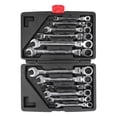 thumbnail image 2 of Llave De Trinquete Métrica, Llave De Trinquete De Cabeza Flexible Acero Al Cromo Vanadio Para Uso Doméstico Para Reparación De Automóviles Para Electricista Para Mantenimiento, 2 of 7