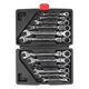 thumbnail image 2 of Llave De Trinquete Métrica, Llave De Trinquete De Cabeza Flexible De 12 Piezas Para Reparación De Automóviles Para Mantenimiento Mecánico Para Uso Doméstico, 2 of 7