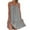 A01624-Gray, variant on CALAFEBILA Womens Sundresses for Beach Vacation Sleeveless Floral Mini Sun Dress Side Split Flowy Tank Dress Short Womens Dresses