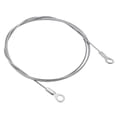 thumbnail image 1 of Unique Bargains 1.5mmx100cm Stainless Steel Lanyard Cable Eyelets Ended Wire Rope 6 Pack, 1 of 5