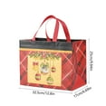 thumbnail image 3 of Fmbmuo Plaid Gift Bags Multicolor Medium 1Pcs Decorations Cloth Neon with Handles Christmas Bag for Party Favors and Holiday Decor, 3 of 5