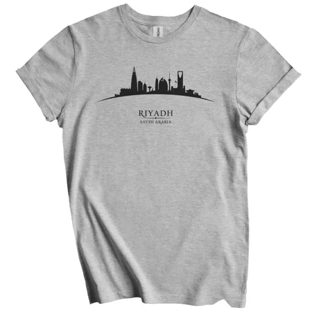 Gildan Riyadh Saudi Arabia Cityscape Downtown Skyline T-Shirt Gift for Men Women Unisex Tee