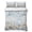 Light Blue Beige, variant on King Quilt - Soft Microfiber Summer Quilt with 2 Pillow Shams, Blue Beige Coastal Lightweight Breathable Bedding Comforter Sets, Beach Starfish Summer Eucalyptus Ombre Quilted Bedspread