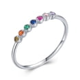 thumbnail image 3 of 925 Sterling Silver Ring Female Cold Wind Jewelry Set, 3 of 9