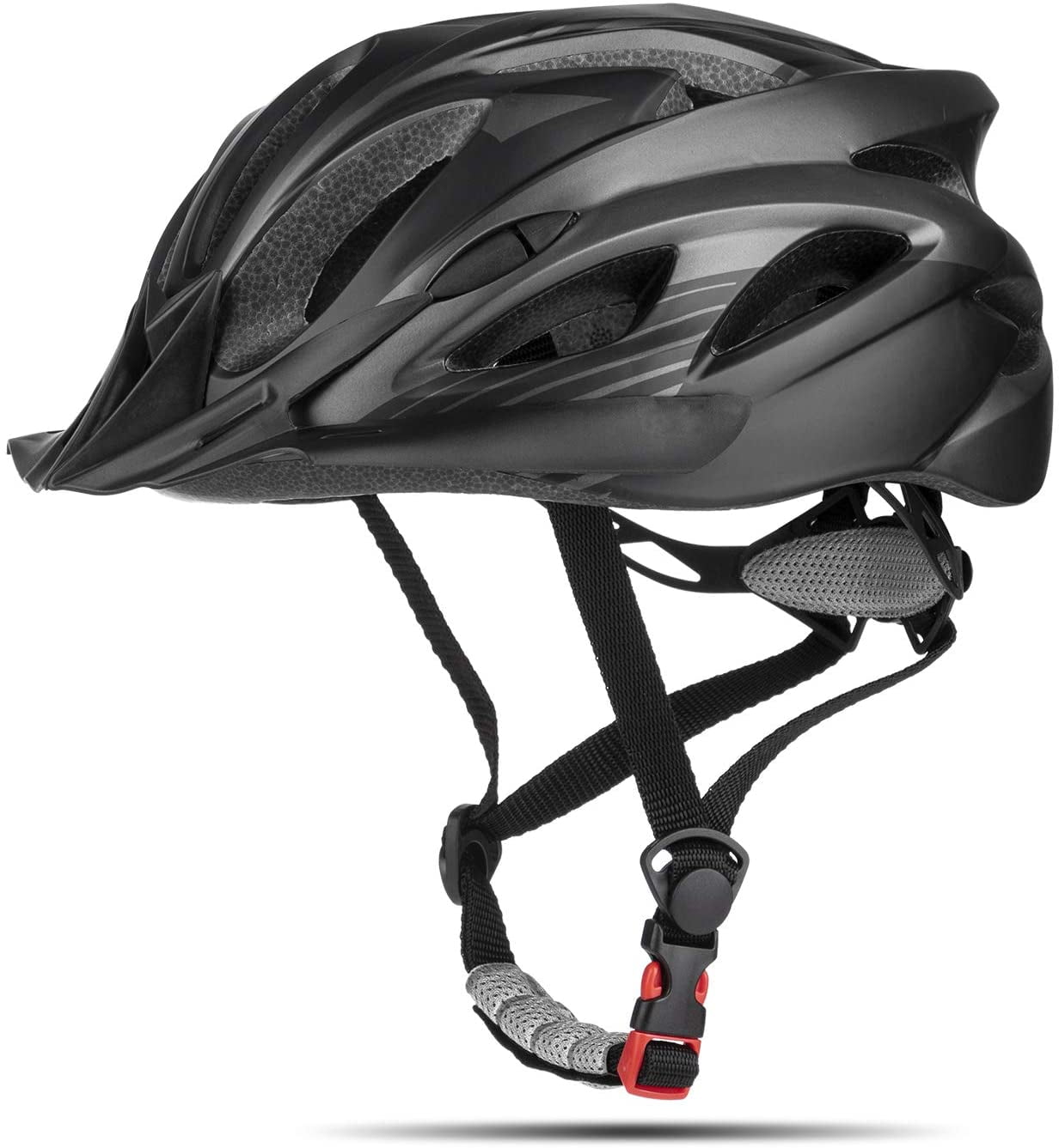 Bicycle Helmet Bike Cycling Adult Adjustable Safety Helmet Visor LED Light Sport 