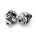thumbnail image 2 of Silver Plated Acrylic Beads 23x17x15.5mm Hole: 3.5mm, 2 of 2