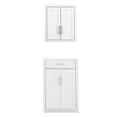 thumbnail image 2 of Crosley Furniture Ensemble de 2 Armoires de Rangement Savannah en Blanc, 2 of 6