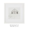 thumbnail image 6 of Instapoints 9 Piece Gallery Wall 8" x 8" Picture Frame Set with Decorative Art Prints & Hanging Template, 6 of 7