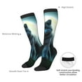 thumbnail image 4 of Naloa Wolf Knee Socks, High Socks Long Stretchy Sock Women Knee High Stocking, Long Socks for Women, 4 of 6