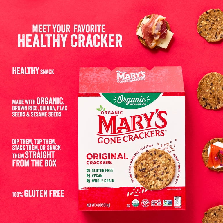 Mary's Gone Crackers Organic Original Crackers 4 oz