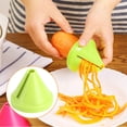 thumbnail image 3 of Multifunction Spiral Vegetable Fruit Slicer Cutter Grater Twister Peeler Kitchen Gadgets(Green), 3 of 8