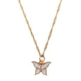 thumbnail image 1 of Jusqu'à 65 % de Réduction sur les Colliers SMihono pour Femmes Bijoux de Mode Pendentif Papillon Pendentif Collier Creux Élégant Rétro, 1 of 3