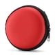 thumbnail image 1 of Billuyoard Cable de auriculares compatible con Bluetooth, bolsas de almacenamiento redondas para viajes al aire libre, red interior, auriculares Almacenamiento y organización del hogar Rojo Billuyoard BB2321-02, 1 of 6