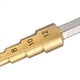 thumbnail image 5 of 3piezas 4-12 mm HSS Broca Escalonada de Ranura Recta Broca Cortadora de Agujeros de Metal para Madera Broca de Núcleo Broca Pagoda, 5 of 5
