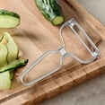 thumbnail image 4 of Dual-Blade Stainless Steel Vegetable Peeler, Professional Ergonomic Kitchen Peeler for Potatoes, Carrots, Cucumbers Dishwasher Safe and Non- Grip, 4 of 4