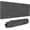Grey Topographic, variant on Grey Topographic Contour Gaming Mouse Pad XL, Non Slip Rubber Base Mousepad, Stitched Edges Desk Pad, Extended Large Mice Pad,31.5 X 11.8 Inch
