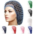 Cheers.US Mesh Hair Net Rayon Head Bands Thick Short Long Women for Sleeping Crochet
