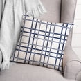 thumbnail image 3 of Creative Products Blue Gray Plaid 18 x 18 Spun Poly Pillow, 3 of 3