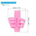 thumbnail image 2 of Uxcell 3 Pcs 3 Fingers Handwriting Pencil Grippers, Pink, Green, Light Blue, 2 of 6