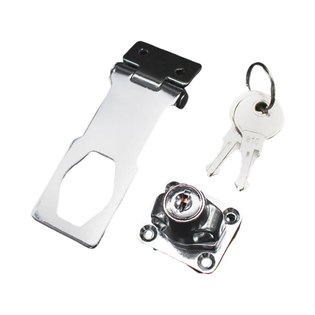 1 Set Drawer Lock Protective Wear Resistance Door Locking Latch Hardware Accessories for Home