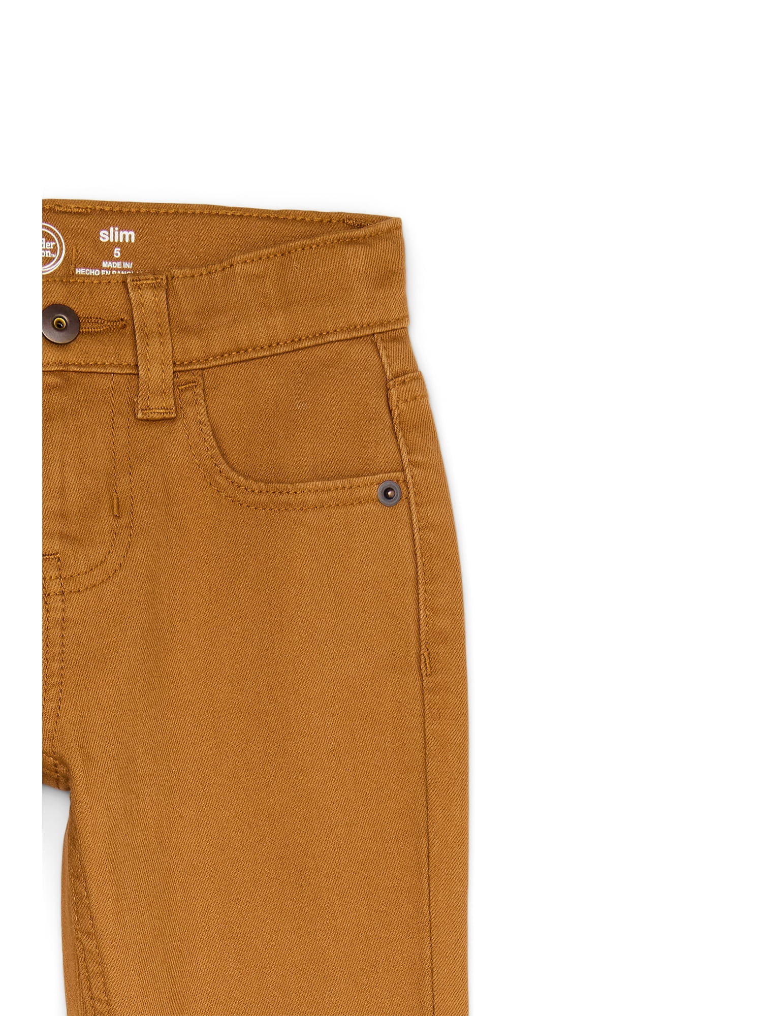 Wonder Nation Slim Denim Jeans, Sizes 4-18 & Husky