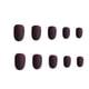 thumbnail image 3 of Qarigey 24 piezas de uñas postizas acrílicas mate 12 uva morada, 3 of 4