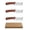 A003- Style C, variant on Kitchen Peeler Knives, 0.07 Inch Thick Stainless Steel, Set of 3 with Wood Handle, Multifunctional for Vegetable Fruit Shaving Peeling and Beard Trimming Home Kitchen Use