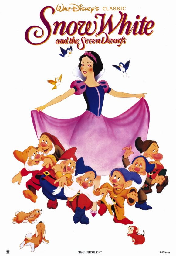 Snow White And The Seven Dwarfs 1987 11x17 Movie Poster 