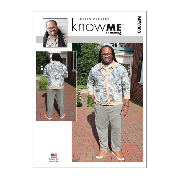 Know Me Sewing Pattern 2009 Men BB (44-46-48-50-52)