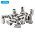 thumbnail image 3 of Unique Bargains Adaptateurs de Filetage Manchon Réducteur Écrou 20 Pcs M8x1.25 Mâle à M5x0.8 Femelle Écrou de Réparation 12mm, 3 of 7