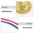 thumbnail image 3 of WRISTBIQUE Bowling Medals for Kids and Adults Sports Competitions 1Pack 2.6x2.6x0.2in Golden, 3 of 8