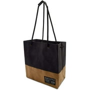 Washable Kraft Tote Bag Double Stitched for Multi-Purpose use Grocery Eco Friendly Recyclable Durable Heavy-Duty Reusable Shopping Bag 13.38x7x13.38x7"